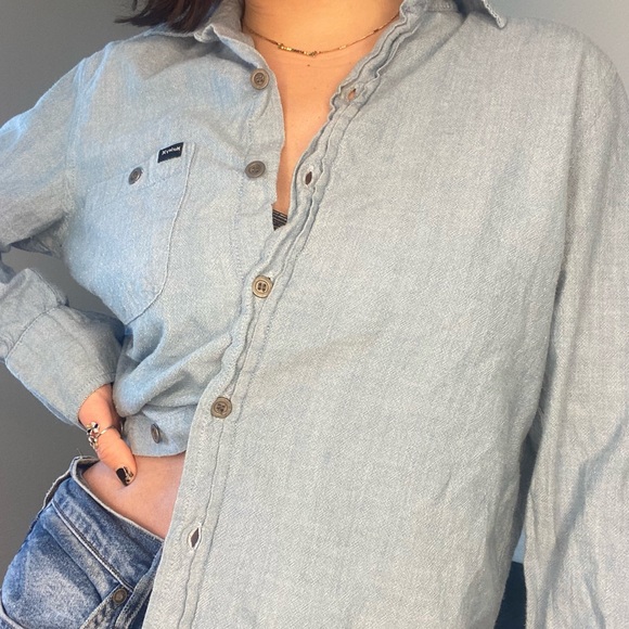 Hurley button down Jean Shacket. - Picture 2 of 6